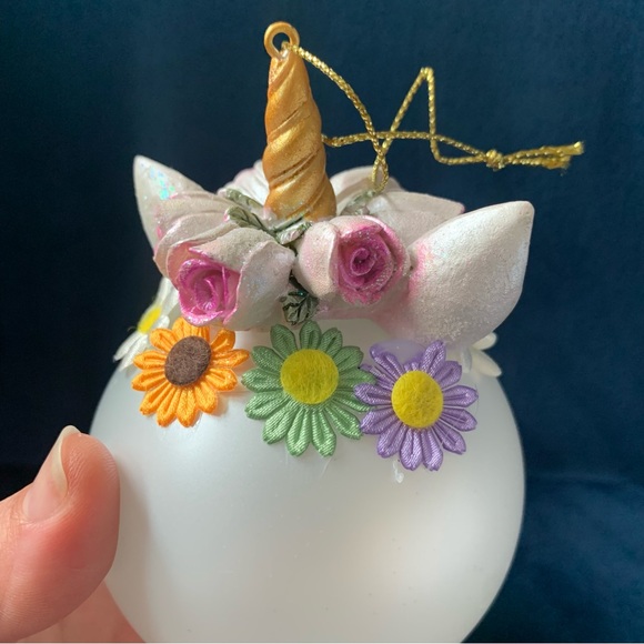 • NEW! Unicorn Xmas Ornament • - Picture 4 of 11